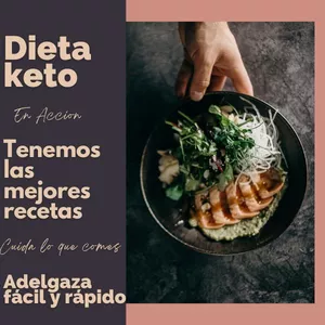 Imagen de portada para Ebook Keto en Acción: Quema grasa, adelgaza fácil y rápido 