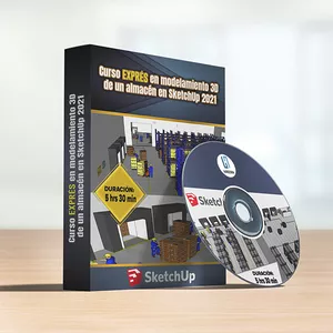 Imagen de portada para Curso online Curso exprés en modelamiento 3D de un almacén en SketchUp 2021
