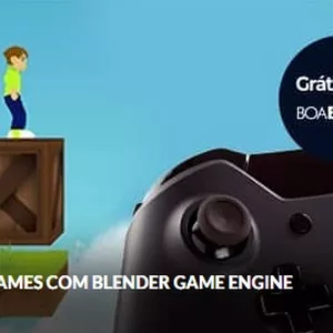 Imagem de capa para o Curso online CRIAÇÃO DE GAMES COM BLENDER GAME ENGINE COM CERTIFICAÇÃO INTERNACIONAL