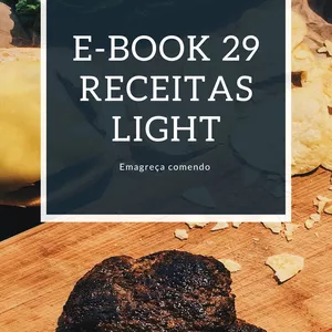 Imagem de capa para o Ebook 29 receitas light 