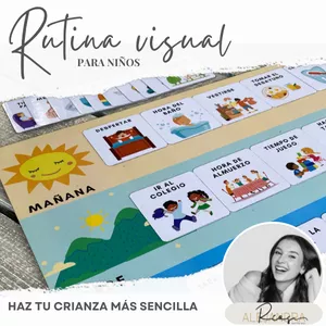 Imagen de portada para Curso online RUTINAS VISUALES PARA NIÑOS