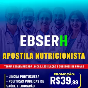 Imagem do curso APOSTILA EBSERH NUTRICIONISTA 2025