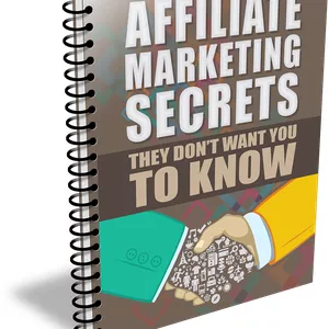 Imagem de capa para o Ebook Segredos de marketing de afiliados que eles não querem que você saiba