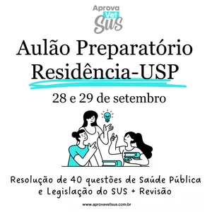 Imagem de capa para o Curso online Aulão Preparatório - Residência USP 