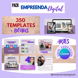 Imagem de capa para o Curso online Pack Artes- Empreenda Digital
