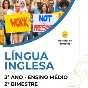 Imagem de capa para o Ebook Língua Inglesa 3º Ano 2º Bimestre (Ensino Médio) - Apostila com Planos de Aula