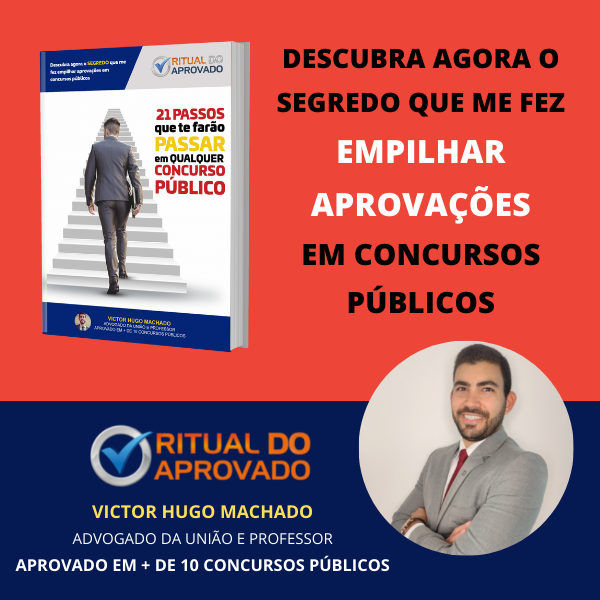 Imagem do curso RITUAL DO APROVADO: 21 PASSOS QUE TE FARÃO PASSAR EM QUALQUER CONCURSO PÚBLICO