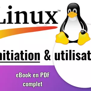 Image de couverture pour le Cours en ligne Lunux unitiation et l'utilisation. ebook pdf