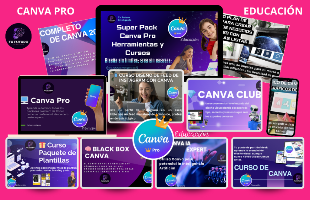 Super Pack Canva Pro Herramientas y Cursos