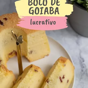 Imagem de capa para o Ebook Bolo de goiaba lucrativo
