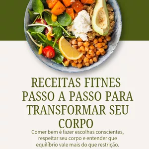 Imagem de capa para o Ebook Dietas fitnes - passo a passo para transformar seu corpo 