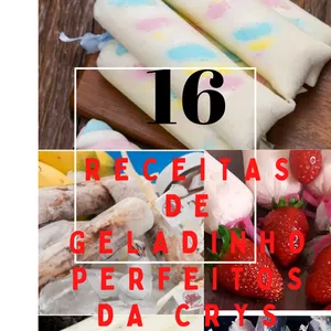 Imagem de capa para o Ebook GELADINHO GOURMET E TRADICIONAL DA CRYS