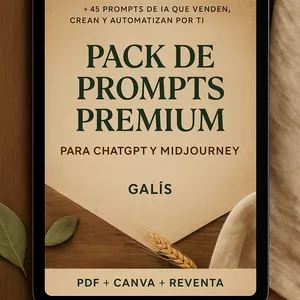 Imagen de portada para Ebook Pack de Prompts Premium – ChatGPT &amp; MidJourney
