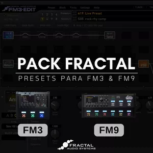 Imagem de capa para o Curso online PACK DE PRESETS - FRACTAL FM3/FM9