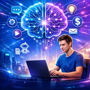 Imagen de portada para Ebook Guía completa de inteligencia artificial para principiantes