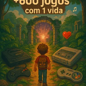 Imagem de capa para o Ebook Como zerei 600+ jogos com 1 vida - VOLUME I