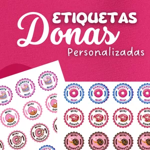 Imagen de portada para Ebook ¡Etiquetas de Donas Personalizadas!