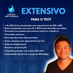Imagem de capa para o Curso online MENTORIA EXTENSIVA PARA O TEOT- SPRINT ORTOPEDIA