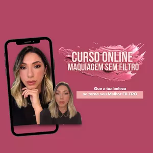 Imagem do curso CURSO - MAQUIAGEM SEM FILTRO