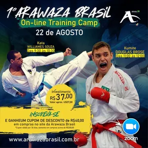 Imagem de capa para o Curso online 1º ARAWAZA BRASIL ON-LINE TRAINING CAMP