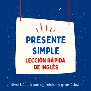 Imagen de portada para Ebook Presente Simple en Inglés PDF con lección rápida