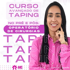 Imagem de capa para o Curso online Taping no Pós Operatório de cirurgias plásticas  (Curso do básico ao avançado com 10 horas)