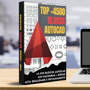 Imagem de capa para o Curso online TOP +4.500 BLOCOS AUTOCAD