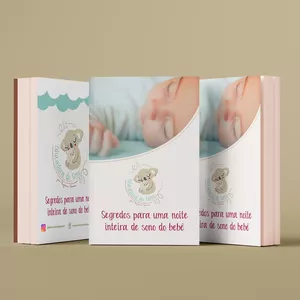 Imagem de capa para o Ebook Segredos para uma noite inteira de sono do bebê