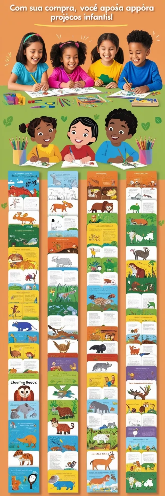 Colorindo & Apredendo, mais de 100 animais para colorir e aprender sobre eles!!! — imagem 6