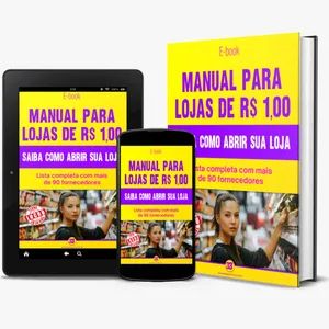 Imagem de capa para o Ebook Manual Para Lojas de R$ 1,00