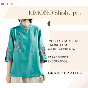 Imagem de capa para o Ebook Molde Kimono Shishu Pin 