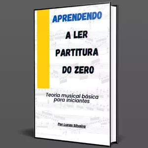 Imagem de capa para o Ebook Aprendendo a ler Partitura do Zero