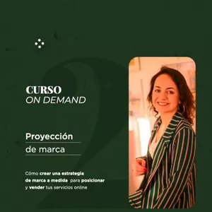 Imagen de portada para Curso online PROYECCIÓN DE MARCA en entornos digitales | Curso On Demand