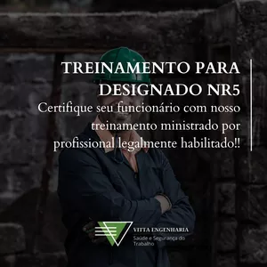 Curso Treinamento Designado de CIPA - NR5