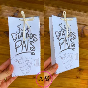 Imagem de capa para o Ebook Caixa Lembrancinha Dia dos Pais