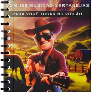 Imagem de capa para o Curso online Apostila Impressa - 100 Músicas Sertanejas + Material Iniciante do Zero