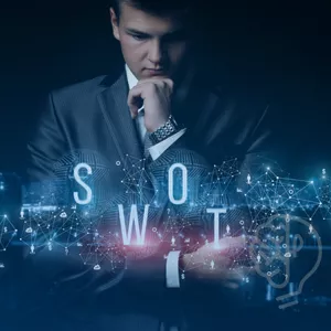 Imagem de capa para o Curso online Dominando a SWOT - Análise, Diagnóstico e Melhoria Contínua