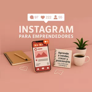 Imagen de portada para Curso online Instagram Para Emprendedores