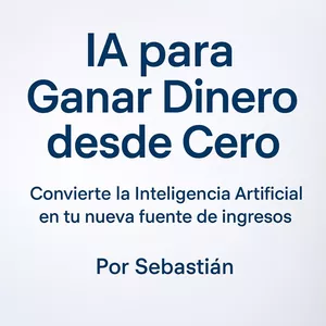 Imagen de portada para Ebook IA para ganar dinero desde cero