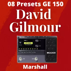 Cover image for Online course David Gilmour 08 Presets for Mooer Ge 150