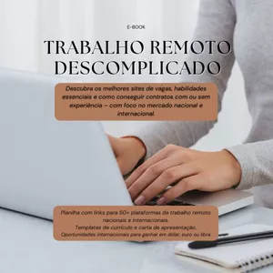 Imagem de capa para o Ebook Trabalho Remoto Descomplicado