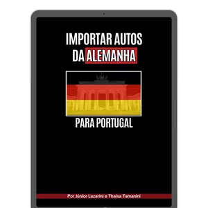 Imagem de capa para o Ebook Importar carros da Alemanha para Portugal