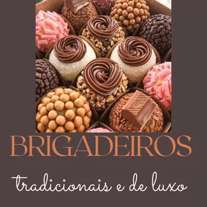 Imagem de capa para o Ebook brigadeiros de luxo e tradicionais