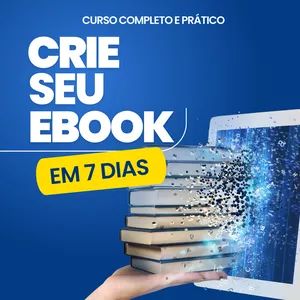 Imagem de capa para o Curso online Como criar e vender seu ebook em 7 dias