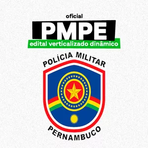 Imagem de capa para o Ebook Edital Verticalizado Dinâmico PMPE 2023 OFICIAL