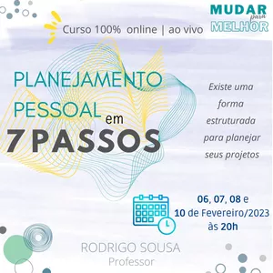 Imagem de capa para o Evento online Planejamento pessoal em 7 passos