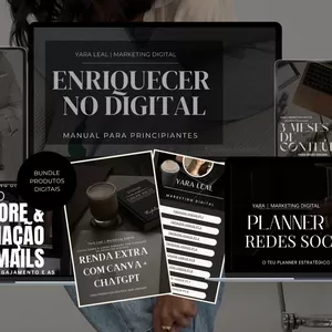Imagem de capa para o Ebook BUNDLE - 14 produtos digitais com PLR