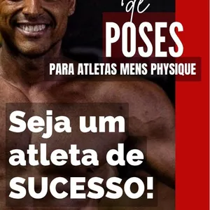 Imagem de capa para o Ebook GUIA DE POSES PARA ATLETAS MENS PHYSIQUE 