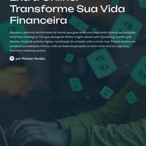 Imagem de capa para o Ebook A Revolução da Renda Extra Online: Transforme Sua Vida Financeira