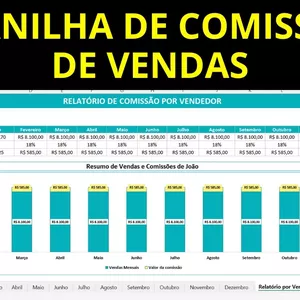 Imagem de capa para o Curso online Excel de Comissão de Vendas para Afiliado